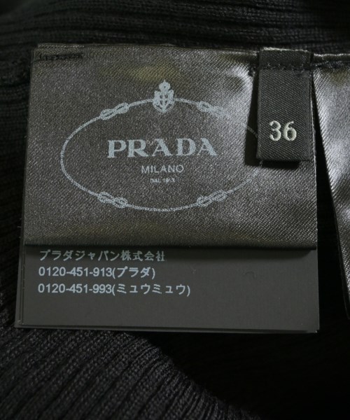 PRADA（プラダ）ニット・セーター 黒 サイズ:36(XS位) レディース/2200633032067