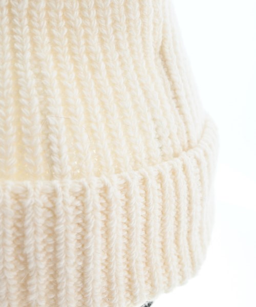 PRADA（プラダ）ニットキャップ・ビーニー 白 サイズ:L メンズ/2200633079475