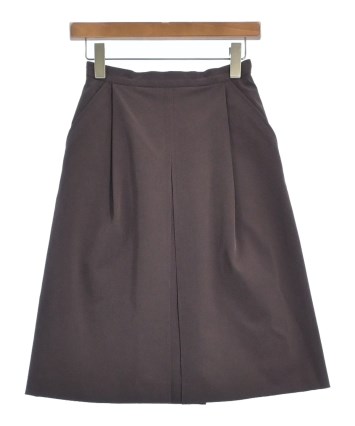 PRADA（プラダ）ひざ丈スカート 紫 サイズ:38(S位) レディース