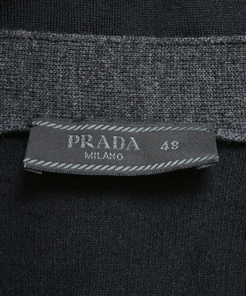 PRADA（プラダ）カーディガン 黒 サイズ:48(L位) メンズ/2200633555337