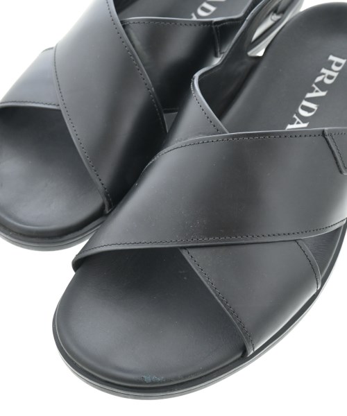 PRADA（プラダ）サンダル 黒 サイズ:6(25cm位) メンズ/2200633837013