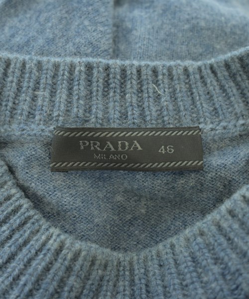 PRADA（プラダ）ニット・セーター 青 サイズ:46(M位) メンズ/2200633975012