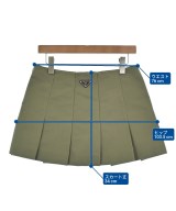 PRADA（プラダ）ミニスカート カーキ サイズ:40(M位) レディース/2200634130076