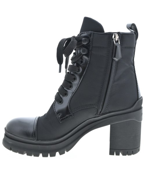 PRADA（プラダ）ブーツ 黒 サイズ:EU35 1/2(22cm位) レディース/2200602720179
