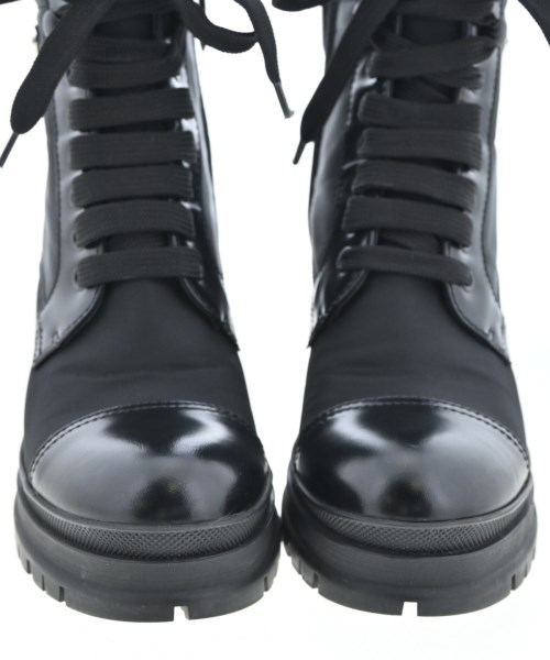 PRADA（プラダ）ブーツ 黒 サイズ:EU35 1/2(22cm位) レディース/2200602720179