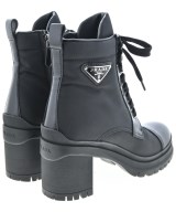 PRADA（プラダ）ブーツ 黒 サイズ:EU35 1/2(22cm位) レディース/2200602720179