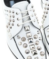 PRADA（プラダ）ビジネス・ドレスシューズ 白 サイズ:EU39(25.5cm位) レディース/2200553133349