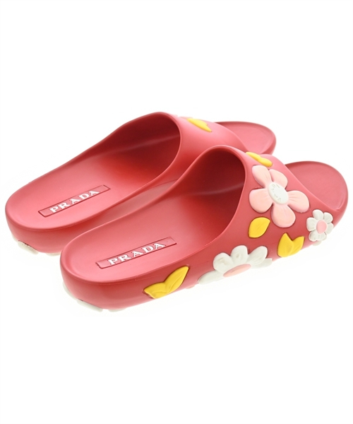 PRADA（プラダ）サンダル 赤 サイズ:EU36(22.5cm位) レディース/2200608102191