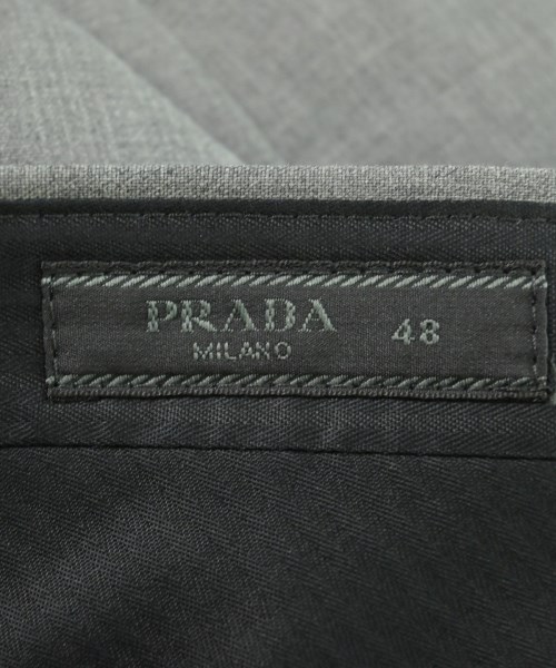 PRADA（プラダ）スラックス グレー サイズ:48(L位) メンズ/2200610361012