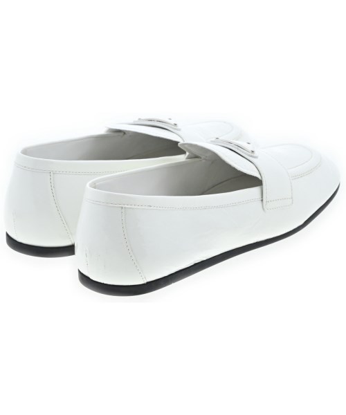 PRADA（プラダ）ドレスシューズ/ローファー 白 サイズ:EU38 1/2(25cm位) レディース/2200611672018