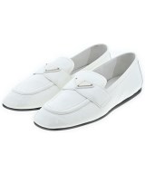 PRADA（プラダ）ドレスシューズ/ローファー 白 サイズ:EU38 1/2(25cm位) レディース/2200611672018