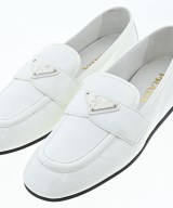 PRADA（プラダ）ドレスシューズ/ローファー 白 サイズ:EU38 1/2(25cm位) レディース/2200611672018