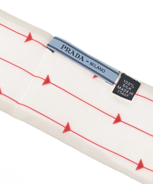 PRADA（プラダ）バンダナ・スカーフ 白 サイズ:- レディース/2200612320017