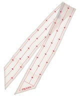 PRADA（プラダ）バンダナ・スカーフ 白 サイズ:- レディース/2200612320017