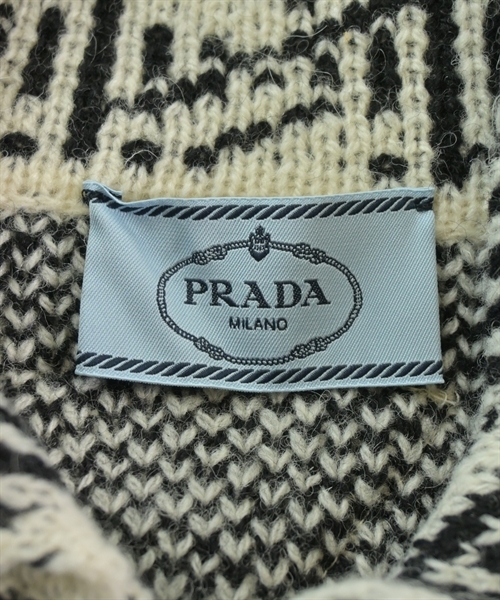 PRADA（プラダ）カーディガン 白 サイズ:36(XS位) レディース/2200612357020