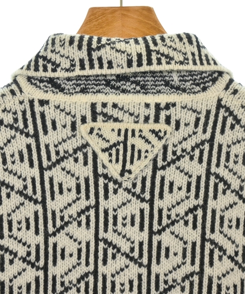 PRADA（プラダ）カーディガン 白 サイズ:36(XS位) レディース/2200612357020