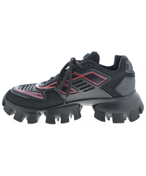 PRADA（プラダ）スニーカー 黒 サイズ:UK8(26.5cm位) メンズ/2200612357112