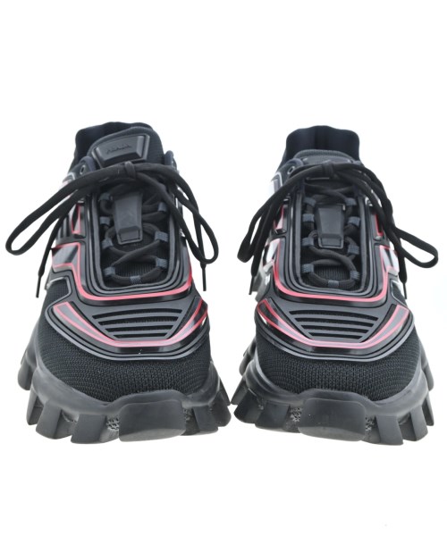 PRADA（プラダ）スニーカー 黒 サイズ:UK8(26.5cm位) メンズ/2200612357112