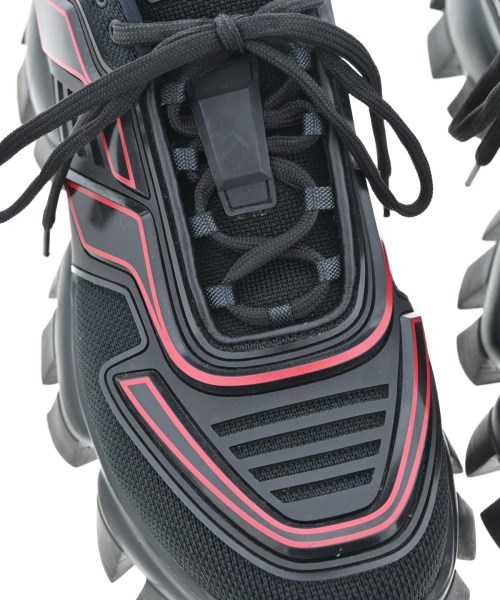 PRADA（プラダ）スニーカー 黒 サイズ:UK8(26.5cm位) メンズ/2200612357112