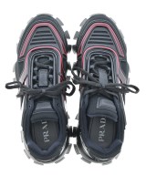 PRADA（プラダ）スニーカー 黒 サイズ:UK8(26.5cm位) メンズ/2200612357112