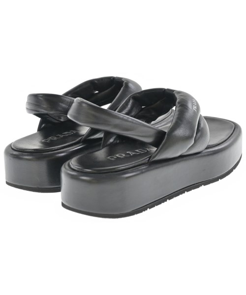 PRADA（プラダ）サンダル 黒 サイズ:-(23.5cm位) レディース/2200612357181