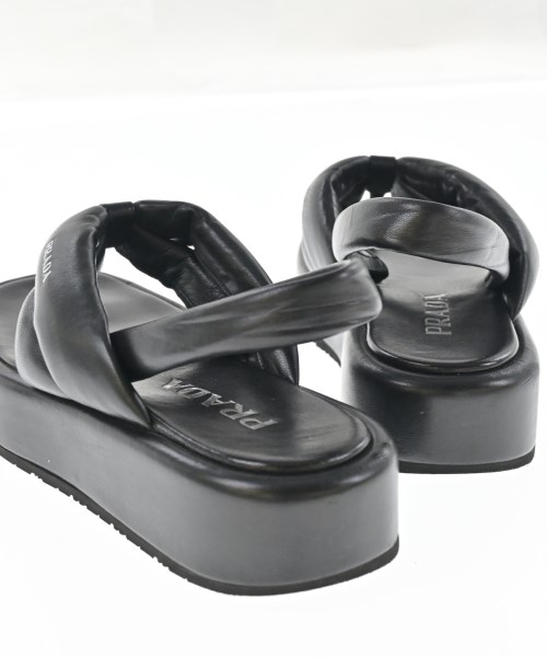 PRADA（プラダ）サンダル 黒 サイズ:-(23.5cm位) レディース/2200612357181