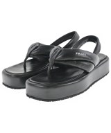 PRADA（プラダ）サンダル 黒 サイズ:-(23.5cm位) レディース/2200612357181