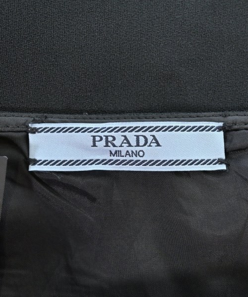 PRADA（プラダ）ひざ丈スカート 黒 サイズ:38(S位) レディース/2200612767065