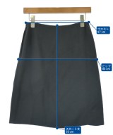 PRADA（プラダ）ひざ丈スカート 黒 サイズ:38(S位) レディース/2200612767065