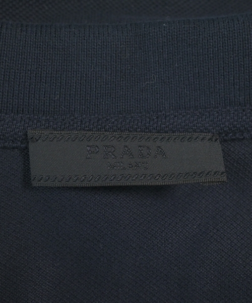 PRADA（プラダ）ポロシャツ 紺 サイズ:M メンズ/2200612930032