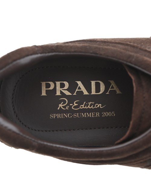 PRADA（プラダ）スニーカー 茶 サイズ:UK9 1/2(28cm位) メンズ/2200613053105