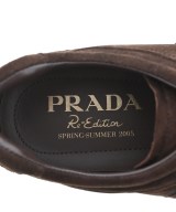 PRADA（プラダ）スニーカー 茶 サイズ:UK9 1/2(28cm位) メンズ/2200613053105