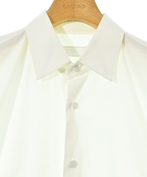 PRADA（プラダ）ドレスシャツ 白 サイズ:39(M位) メンズ/2200612689039