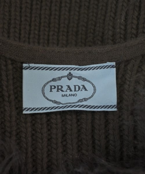 PRADA（プラダ）ベスト 茶 サイズ:40(M位) レディース/2200613161015
