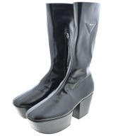 PRADA（プラダ）ブーツ 黒 サイズ:EU38(24.5cm位) レディース/2200613161039