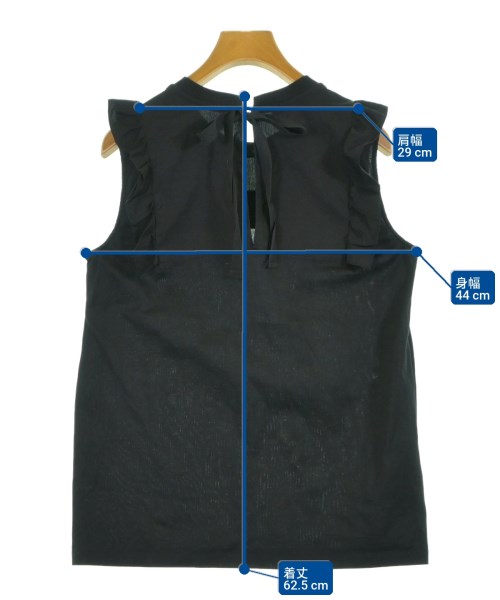 PRADA（プラダ）ノースリーブ 黒 サイズ:M レディース/2200614141047