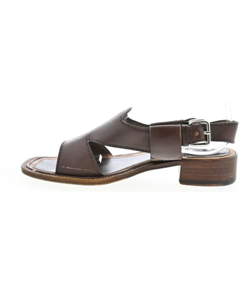 PRADA（プラダ）サンダル 茶 サイズ:EU35 1/2(22cm位) レディース/2200614212020