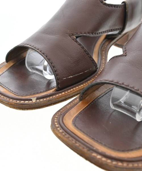 PRADA（プラダ）サンダル 茶 サイズ:EU35 1/2(22cm位) レディース/2200614212020