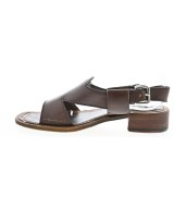 PRADA（プラダ）サンダル 茶 サイズ:EU35 1/2(22cm位) レディース/2200614212020