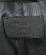 PRADA（プラダ）ステンカラーコート 黒 サイズ:XS メンズ/2200615210018