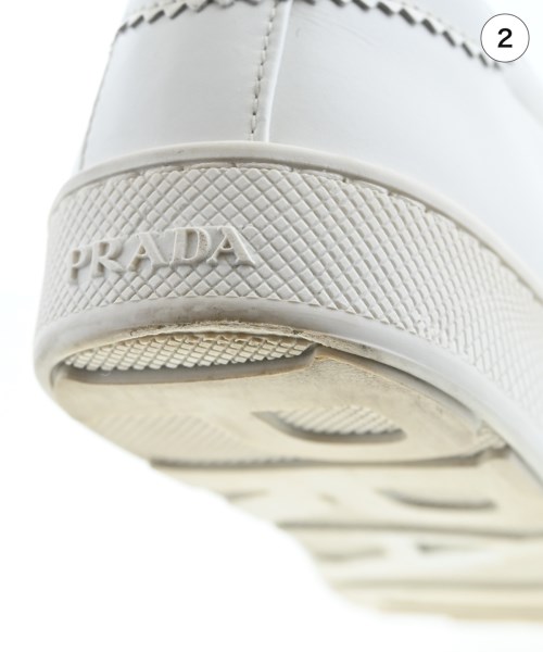 PRADA（プラダ）スニーカー 白 サイズ:EU36(22.5cm位) レディース/2200615935010