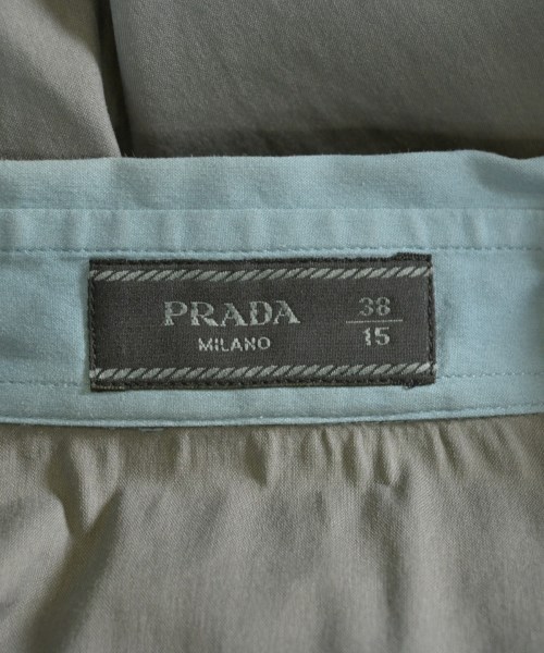 PRADA（プラダ）カジュアルシャツ グレー サイズ:38(S位) メンズ/2200615851037