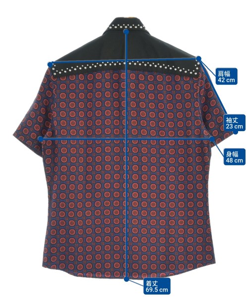 PRADA（プラダ）Tシャツ・カットソー 紺 サイズ:39(M位) メンズ/2200615851051