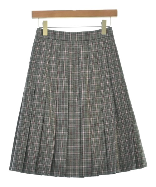 PRADA（プラダ）ひざ丈スカート グレー サイズ:36(XS位) レディース/2200609378038