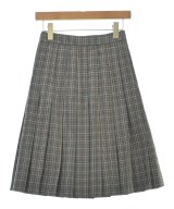 PRADA（プラダ）ひざ丈スカート グレー サイズ:36(XS位) レディース/2200609378038