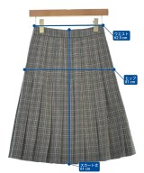 PRADA（プラダ）ひざ丈スカート グレー サイズ:36(XS位) レディース/2200609378038