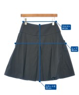 PRADA（プラダ）ひざ丈スカート 黒 サイズ:38(S位) レディース/2200609378045