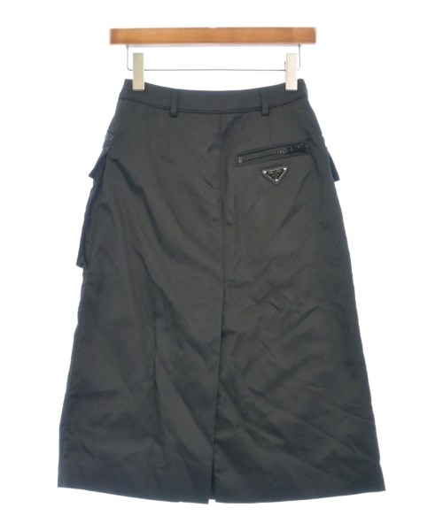PRADA（プラダ）ひざ丈スカート 黒 サイズ:36(XS位) レディース/2200617230090