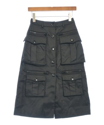 【PRADA】 プラダ スカート 膝丈 ブラック スーツ イタリア製 O1162 PRADA】 プラダ スカート 膝丈 ブラック スーツ イタリア製 O1162