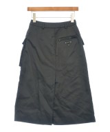 PRADA（プラダ）ひざ丈スカート 黒 サイズ:36(XS位) レディース/2200617230090